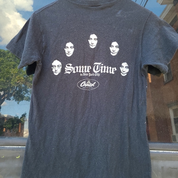 Rare VTG SS Sz SM John Lennon/yoko Tshirt SomeTime - Picture 5 of 16